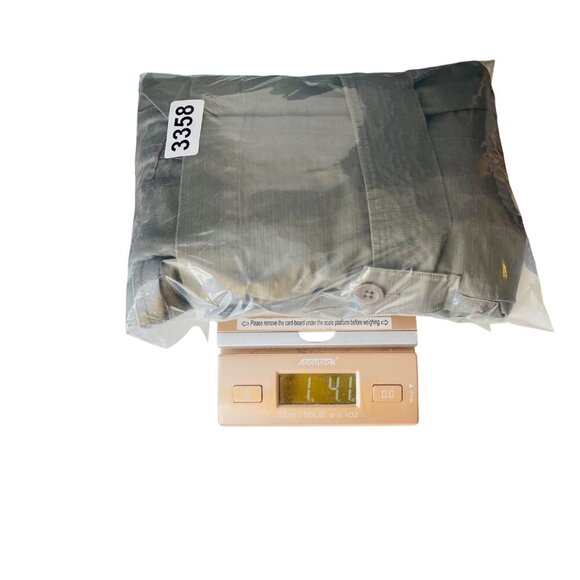 Calvin Klein Womens Olive Green Military Style Jacket Size 12 Made In China - Picture 6 of 6